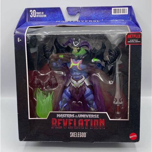 New Masters Of The Universe Masterverse Revelation Skelegod Action Figure Mattel - Picture 3 of 6